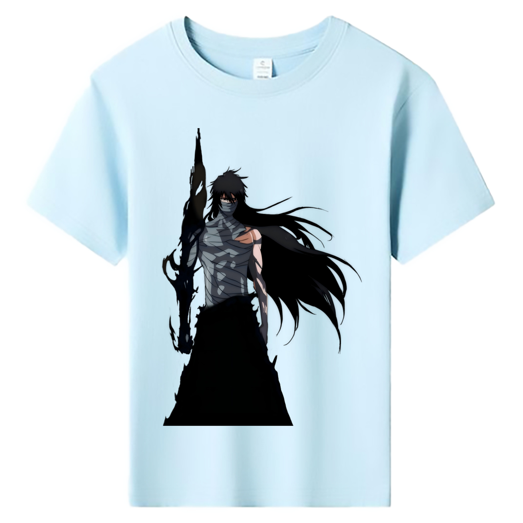 （画像用） ブリーチ 黒崎一護（くろさき いちご）BLEACH Kurosaki Ichigo 綿100％キッズTシャツ（フロントプリント）